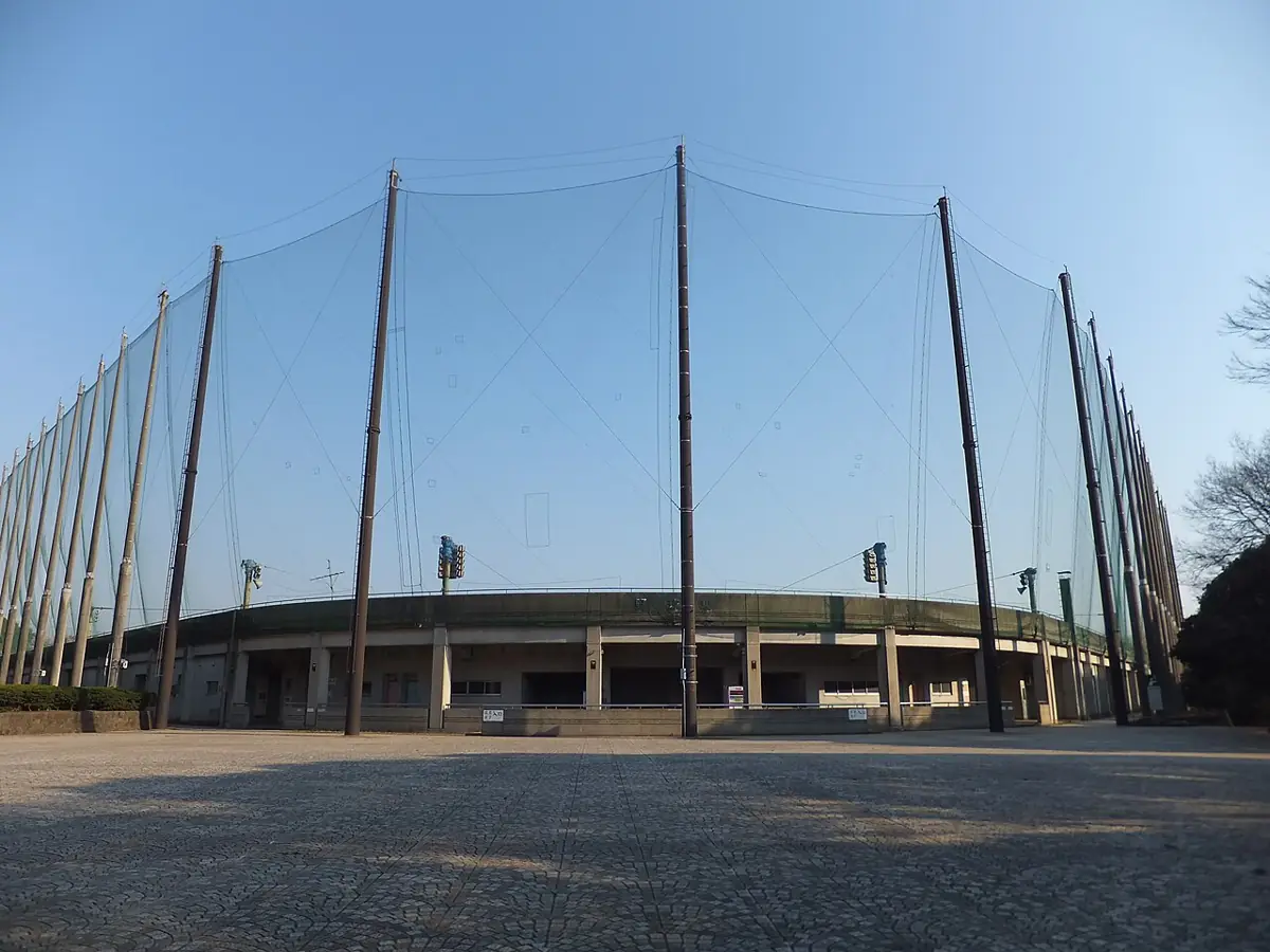 青葉の森スポーツプラザ野球場の外観