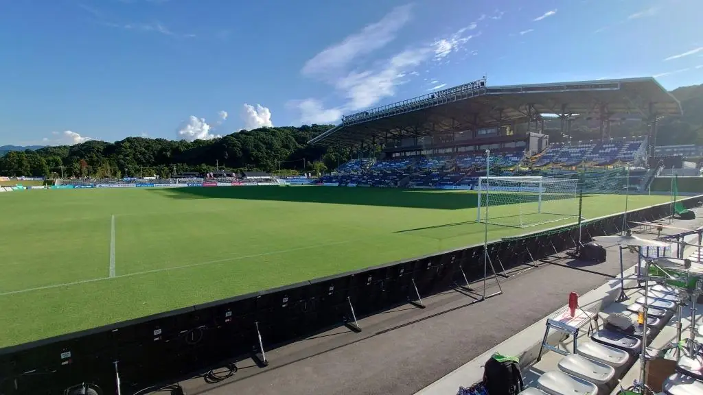 アシックス里山スタジアムの外観