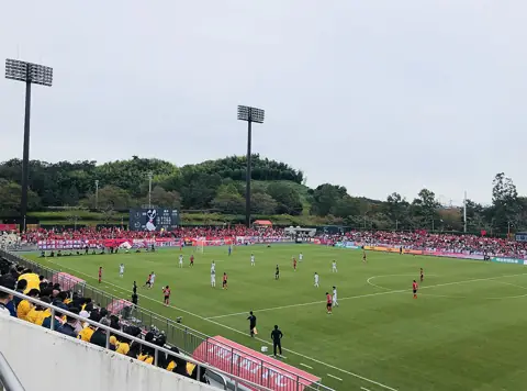 ハワイアンズスタジアムいわきの外観