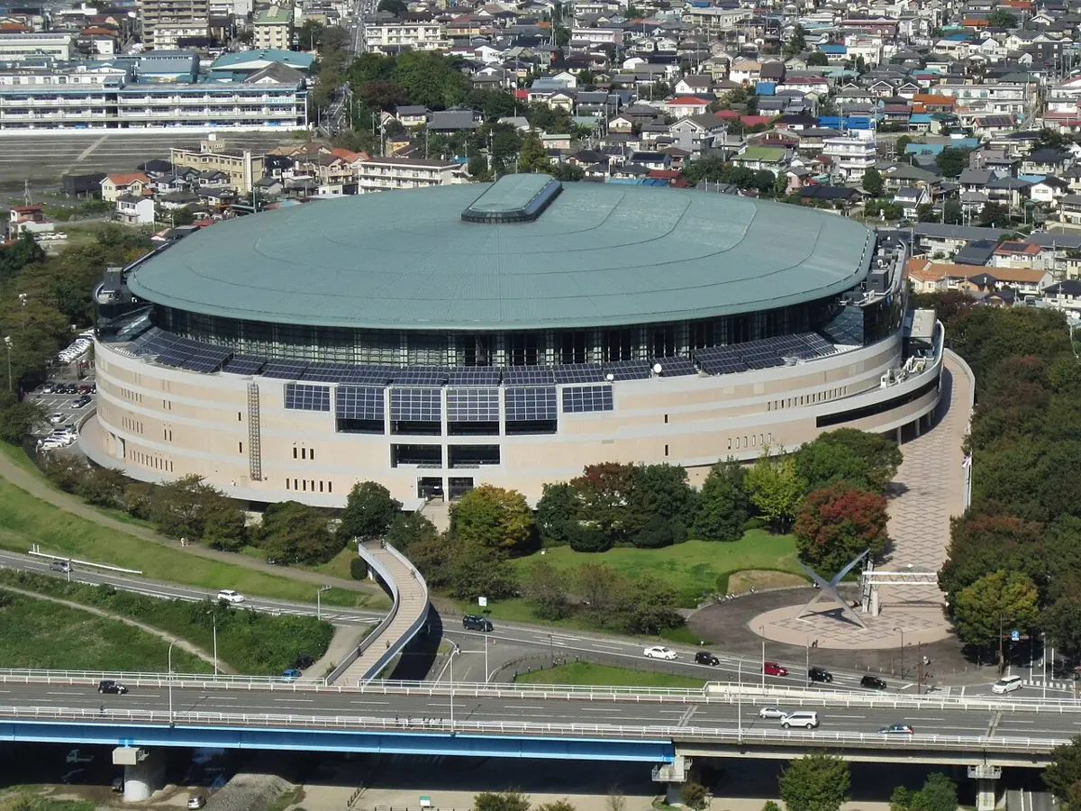 日本トーターグリーンドーム前橋の外観