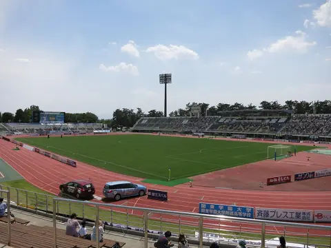 正田醤油スタジアム群馬の外観