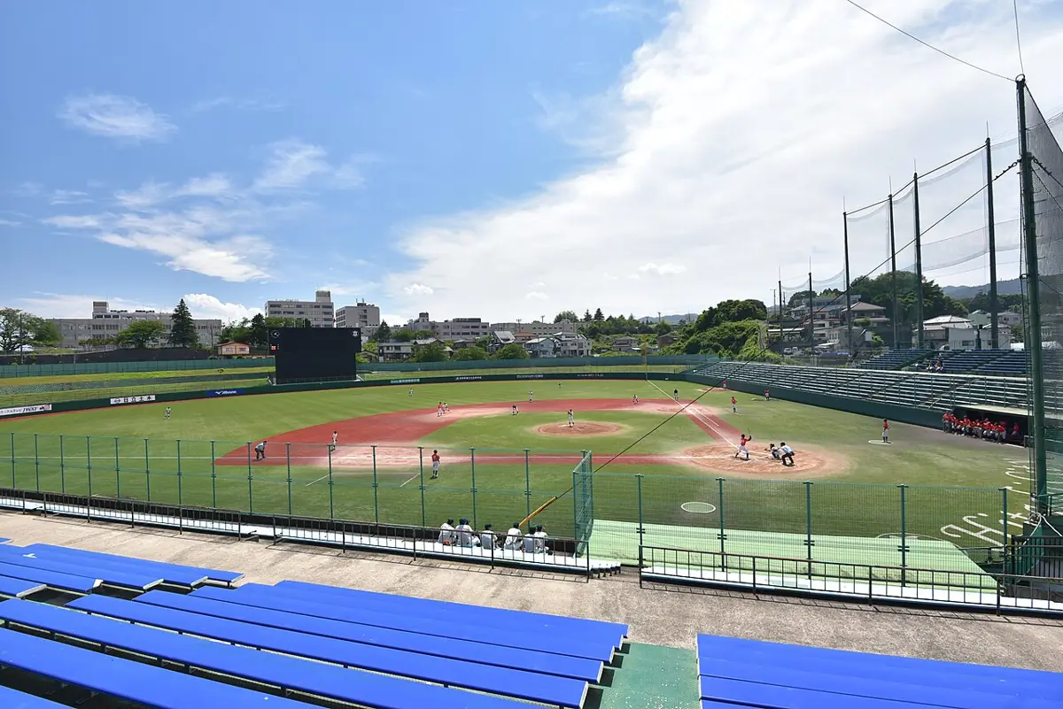 日立市民運動公園野球場の外観