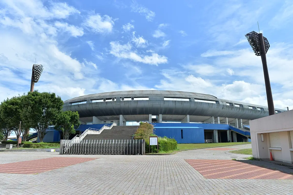 ひたちなか市民球場の外観