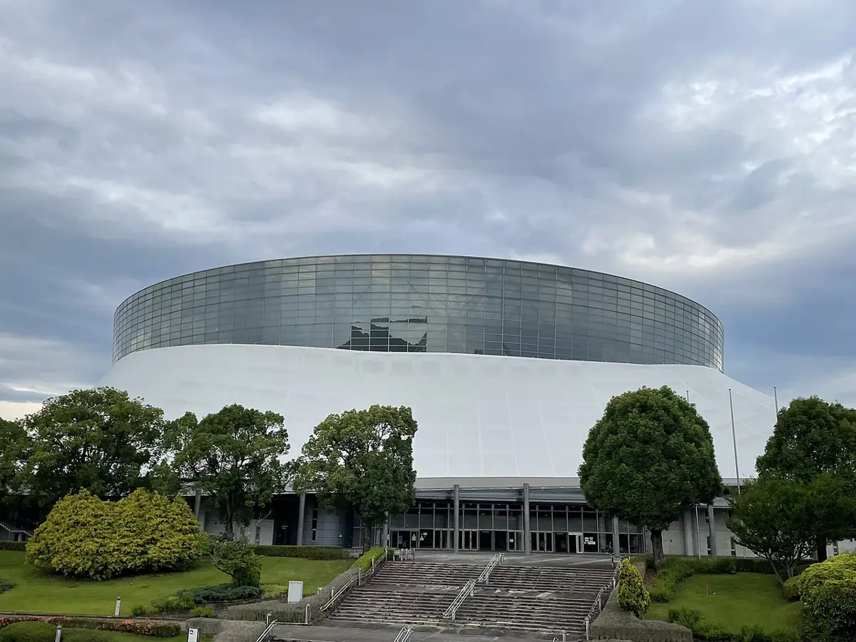 パークドーム熊本の外観