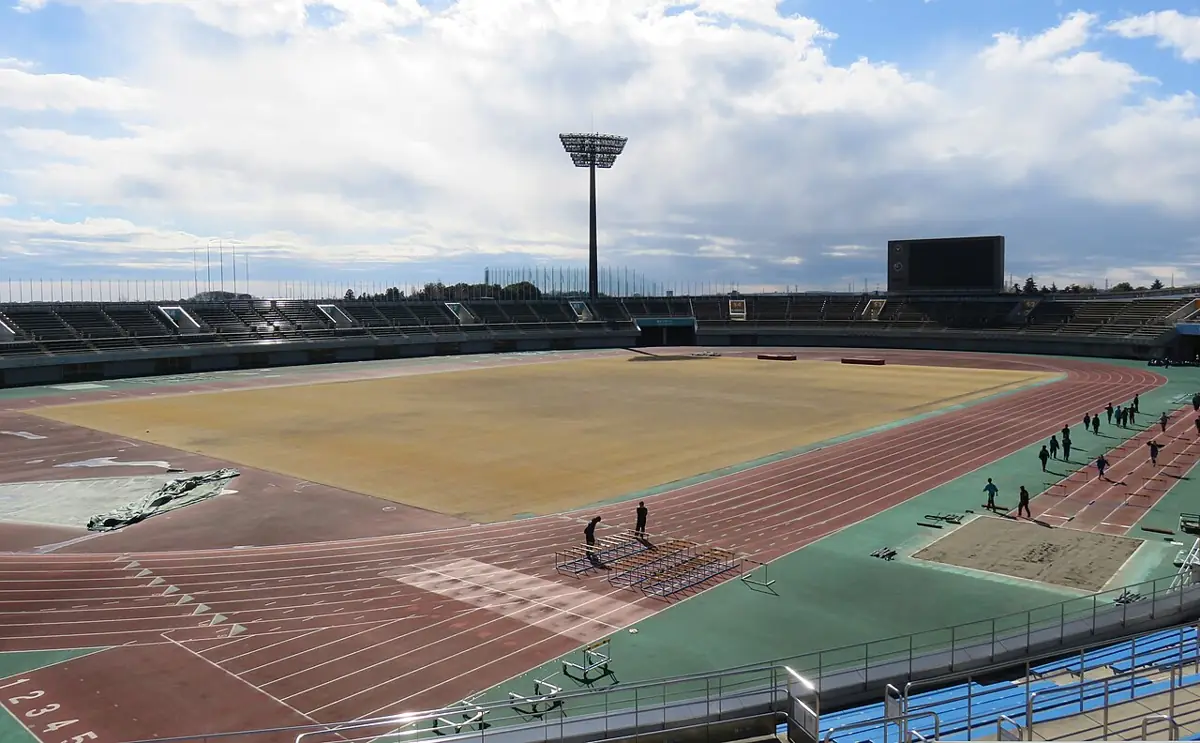 熊谷スポーツ文化公園陸上競技場の外観