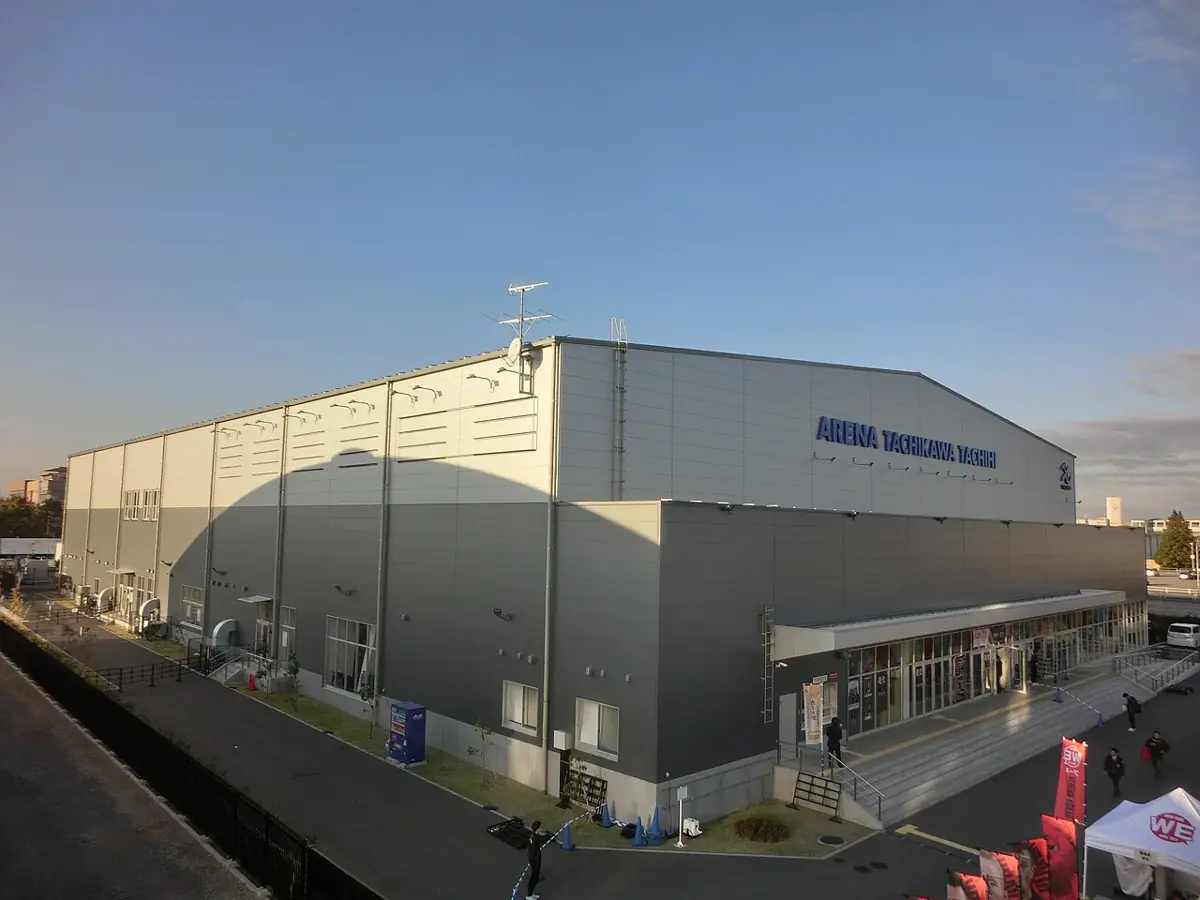 アリーナ立川立飛の外観