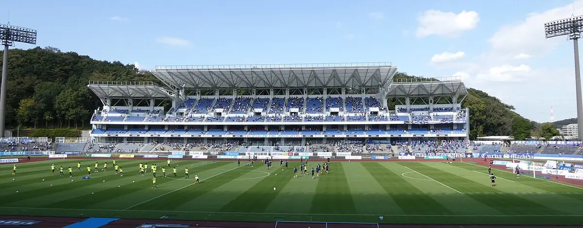町田GIONスタジアム（町田市立陸上競技場）の外観