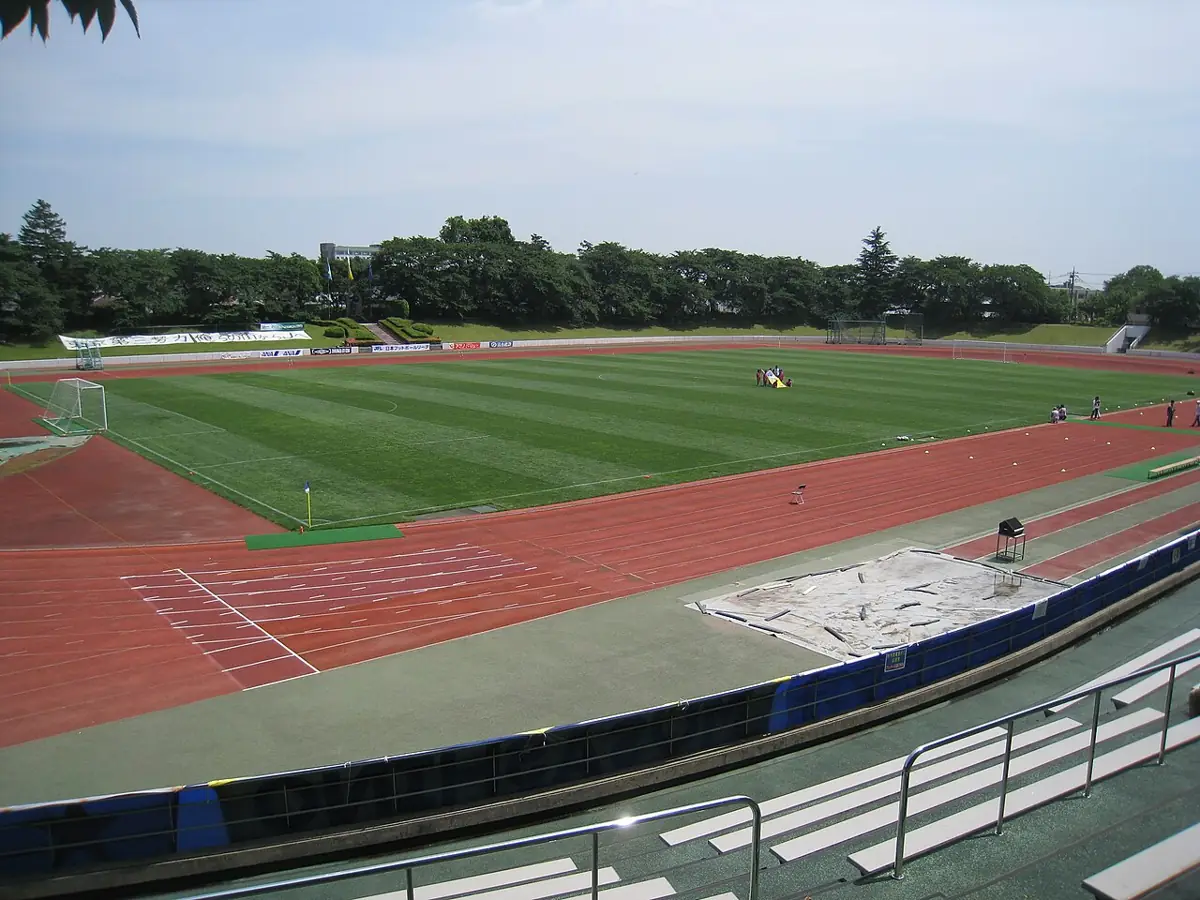 武蔵野市立武蔵野陸上競技場の外観