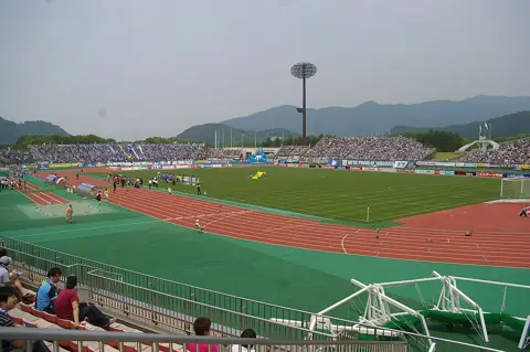 NDソフトスタジアム山形の外観